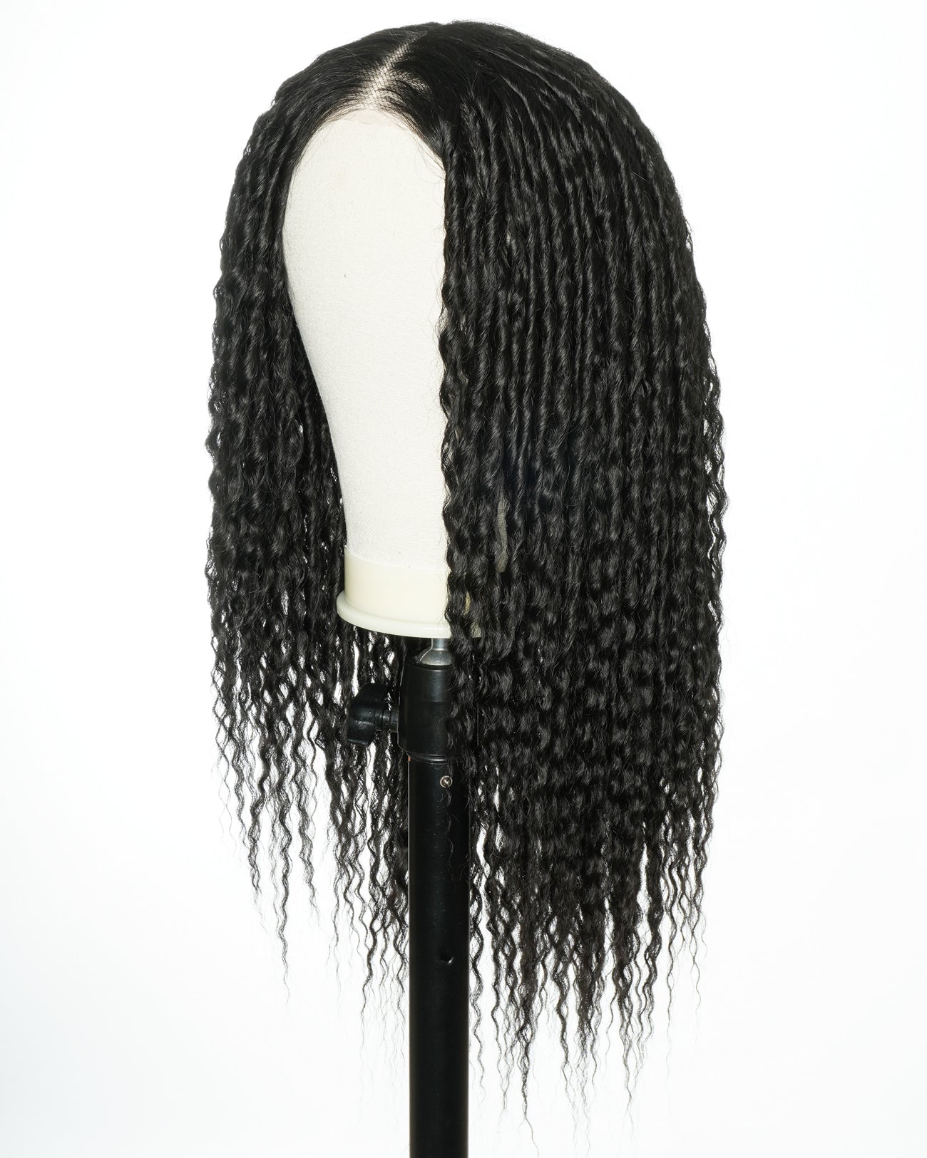 Air Spiral Wave 22" 13*6 Lace Frontal Blend Human Hair Wig