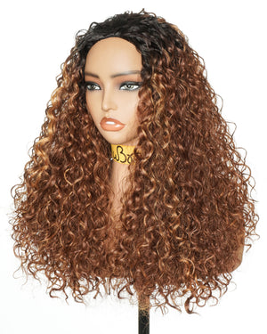 20" Curly Hair Half Wig