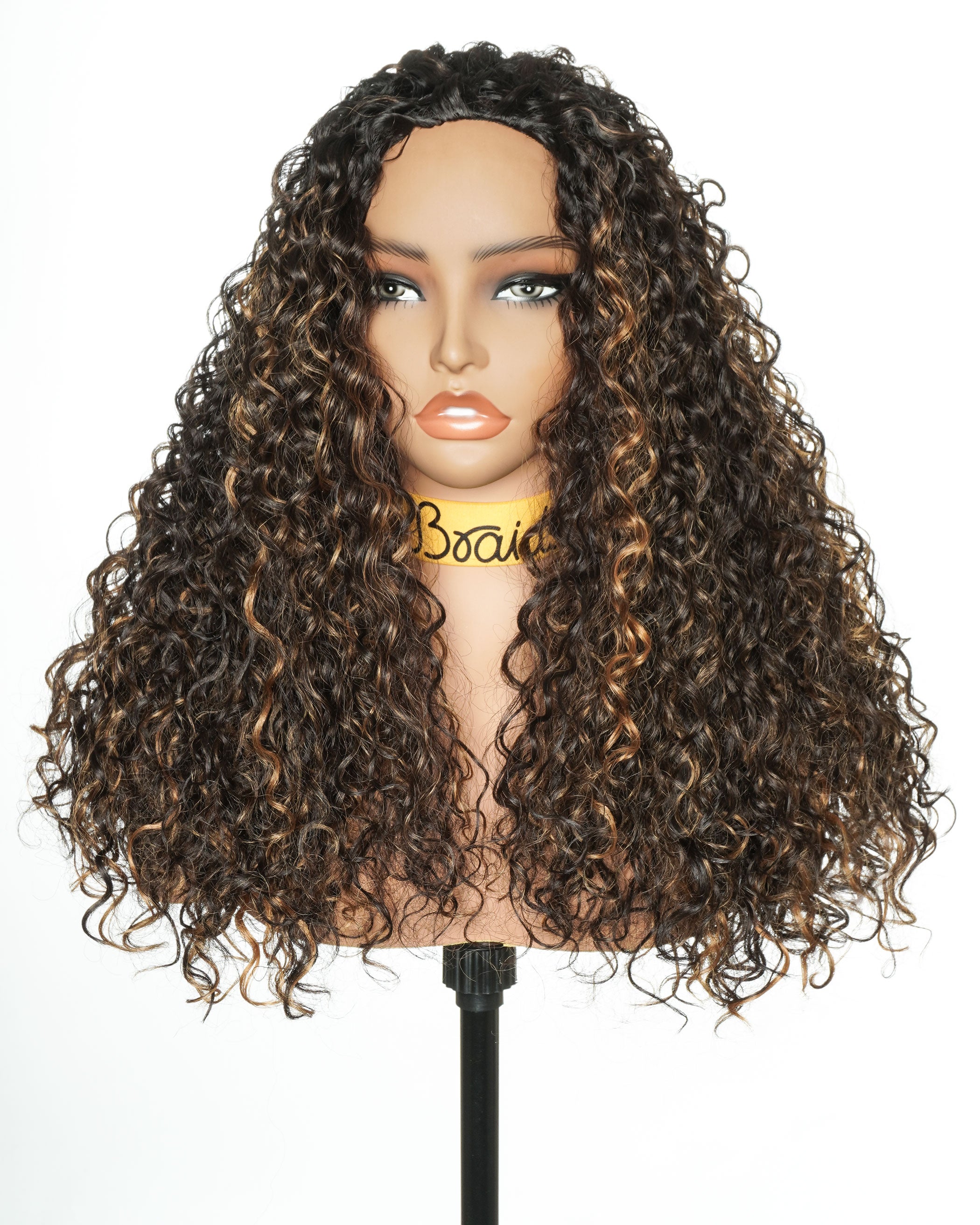 20" Curly Hair Half Wig