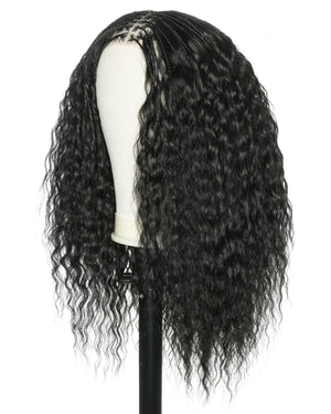 22" Lace Frontal Super Wave Boho Braided Wig