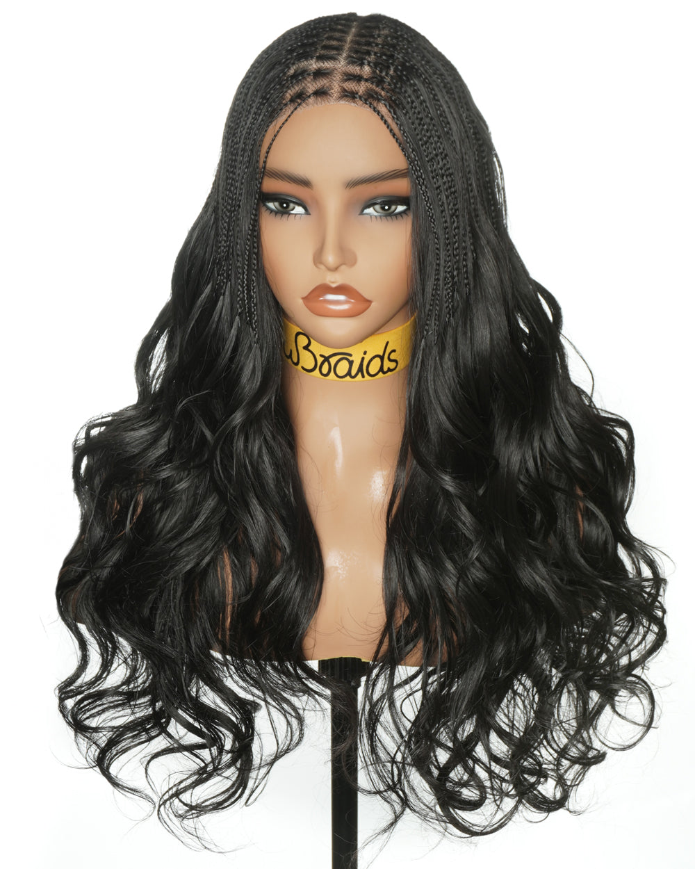 22" Lace Frontal Body Wave Boho Braided Wig