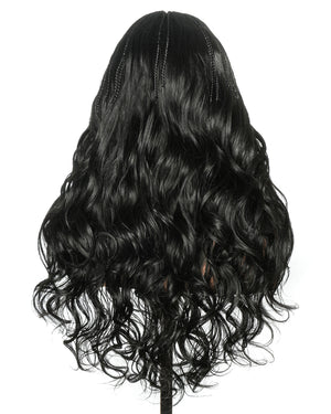 22" Lace Frontal Body Wave Boho Braided Wig
