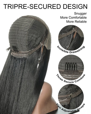 30" Lace Frontal Boho Braided Wig