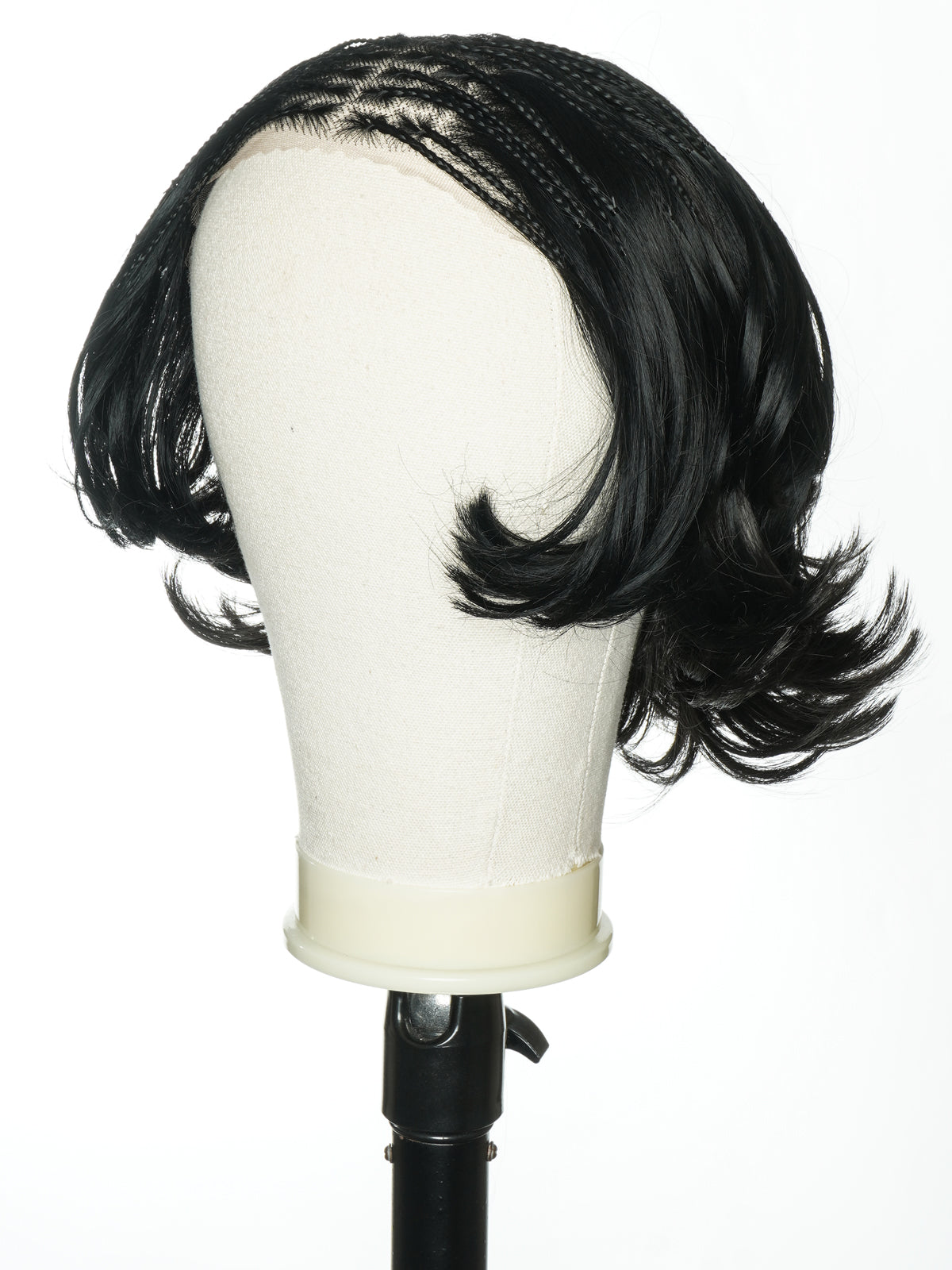 12" French Curls Lace Frontal Bobo Braided Wig
