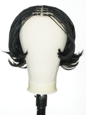 10" French Curls Lace Frontal Bobo Braided Wig