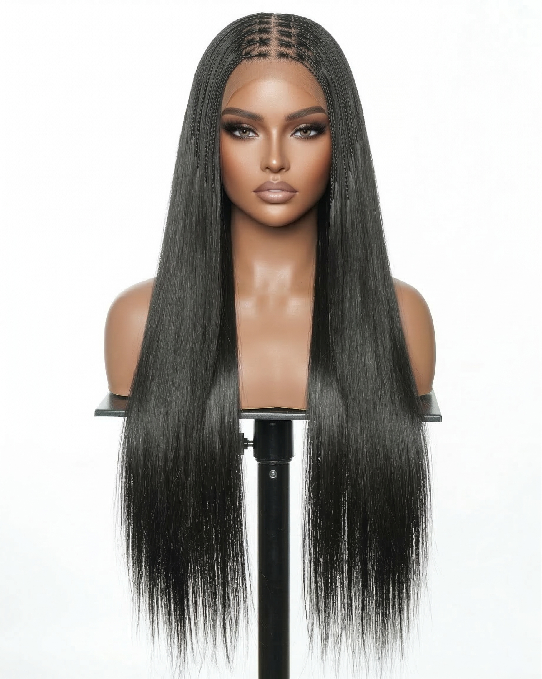 30" Lace Frontal Boho Braided Wig