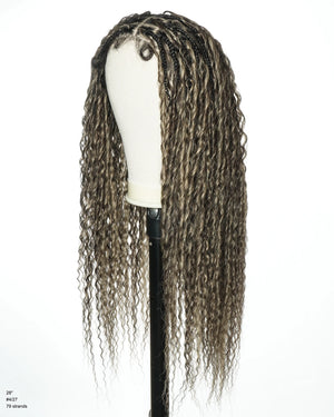 28" Boho Box Braided Wig – Swiss HD Lace 13x6 Frontal – Tangleless Air Spiral Curls
