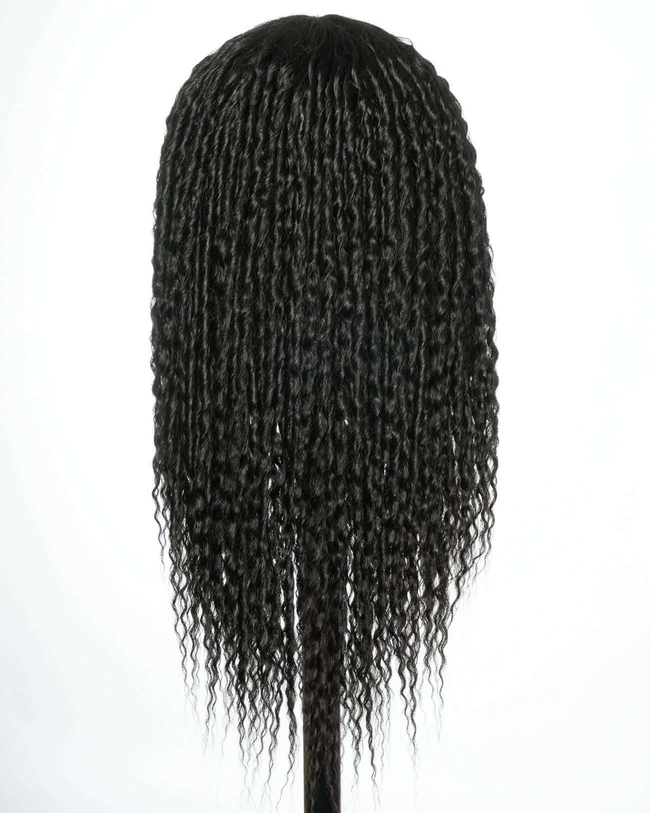 Air Spiral Wave 22" 13*6 Lace Frontal Blend Human Hair Wig