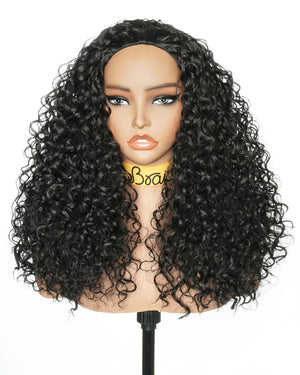20" Curly Hair Half Wig