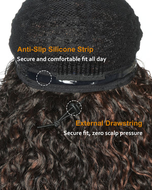 20" Curly Hair Half Wig
