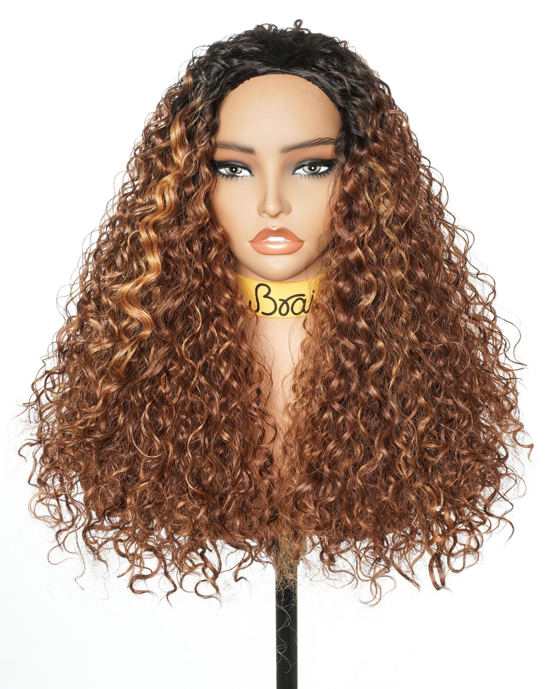 20" Curly Hair Half Wig