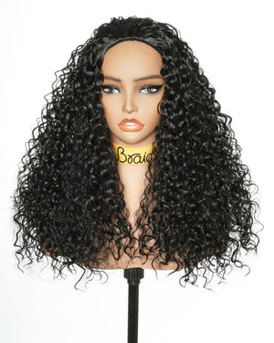 20" Curly Hair Half Wig