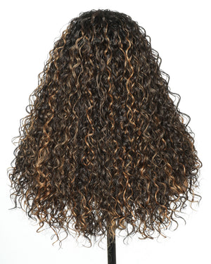 20" Curly Hair Half Wig
