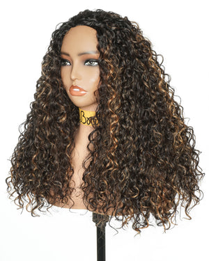 20" Curly Hair Half Wig