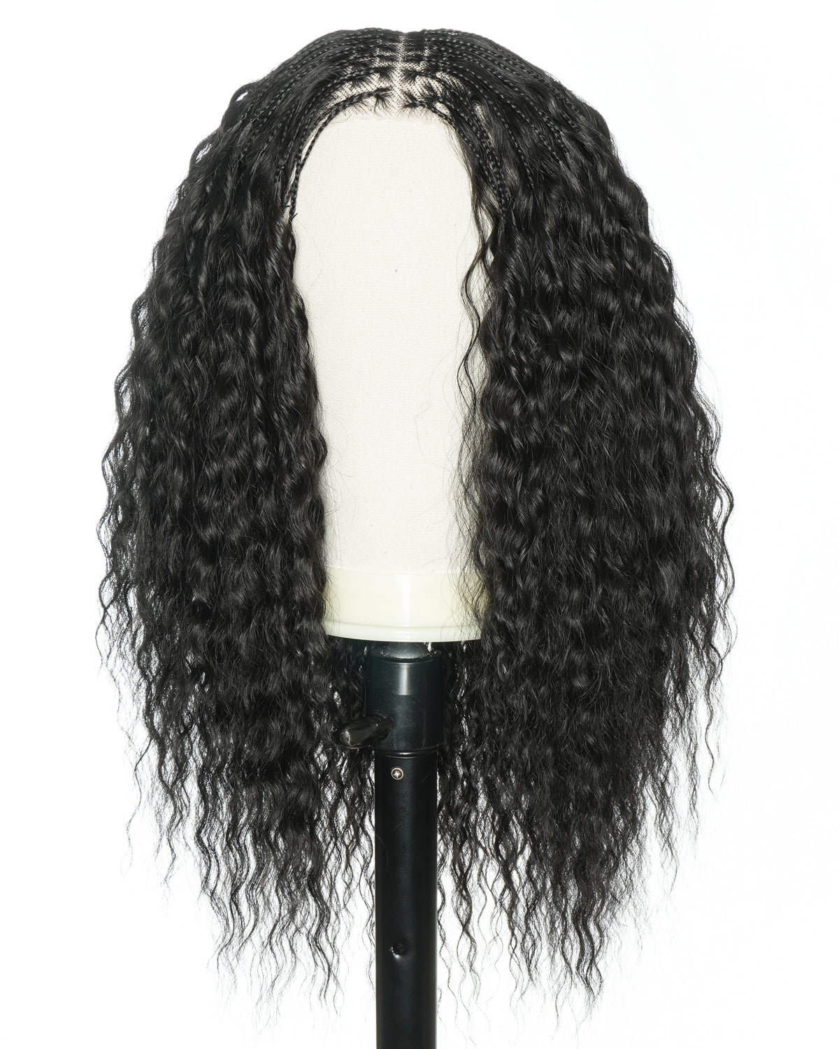 22" Lace Frontal Super Wave Boho Braided Wig