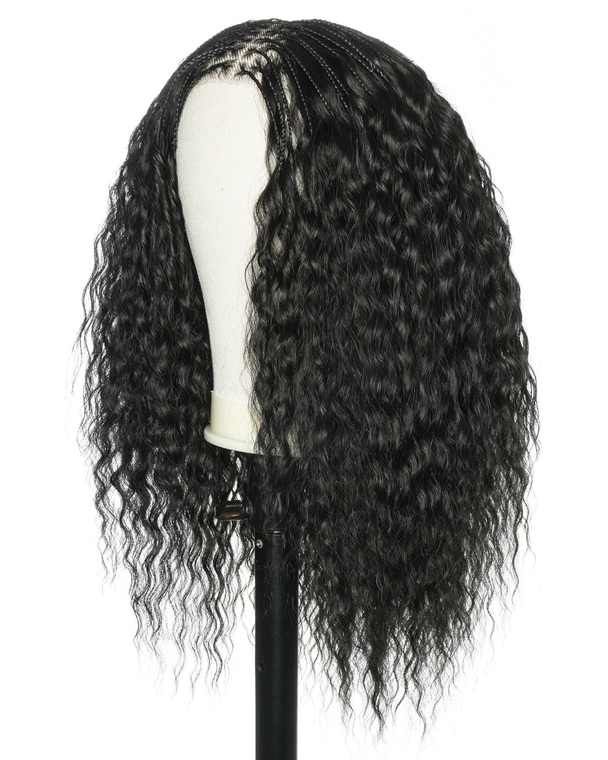 22" Lace Frontal Super Wave Boho Braided Wig