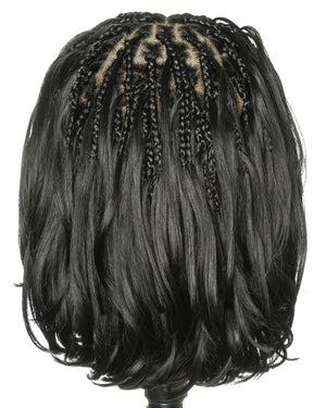 12" French Curls Blend Human Hair Boho Box Braided Wig