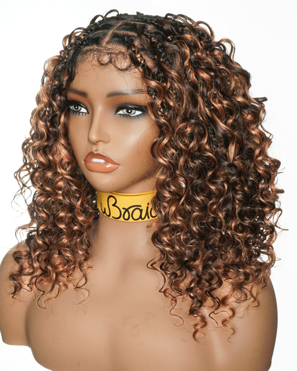 uBraids 14" Deep Wave Knotless Boho Box Braided Wig