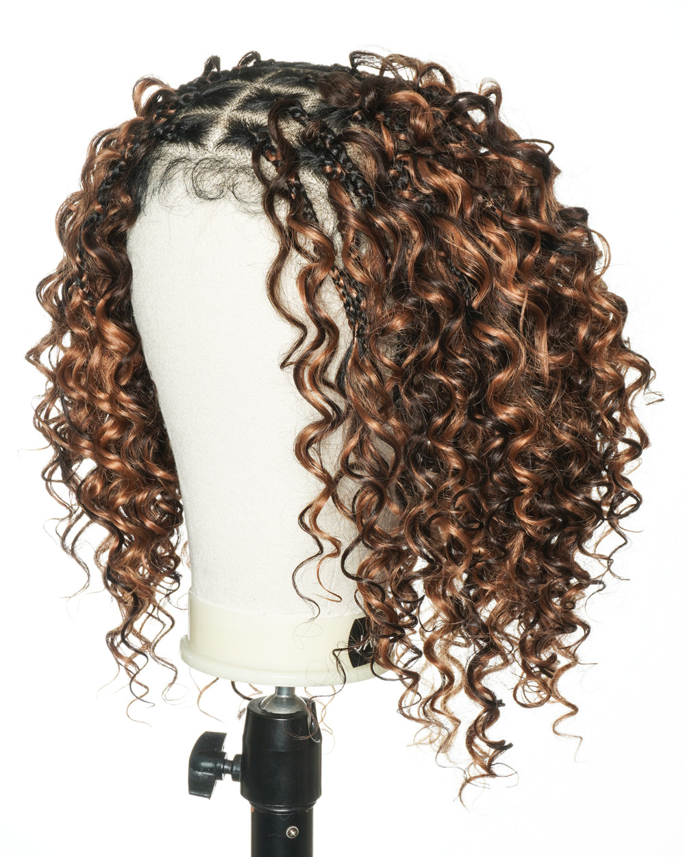 uBraids 14" Deep Wave Knotless Boho Box Braided Wig