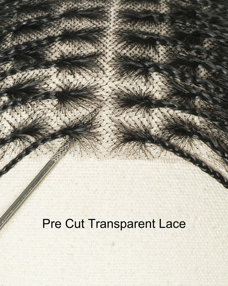 22" Lace Frontal Body Wave Boho Braided Wig