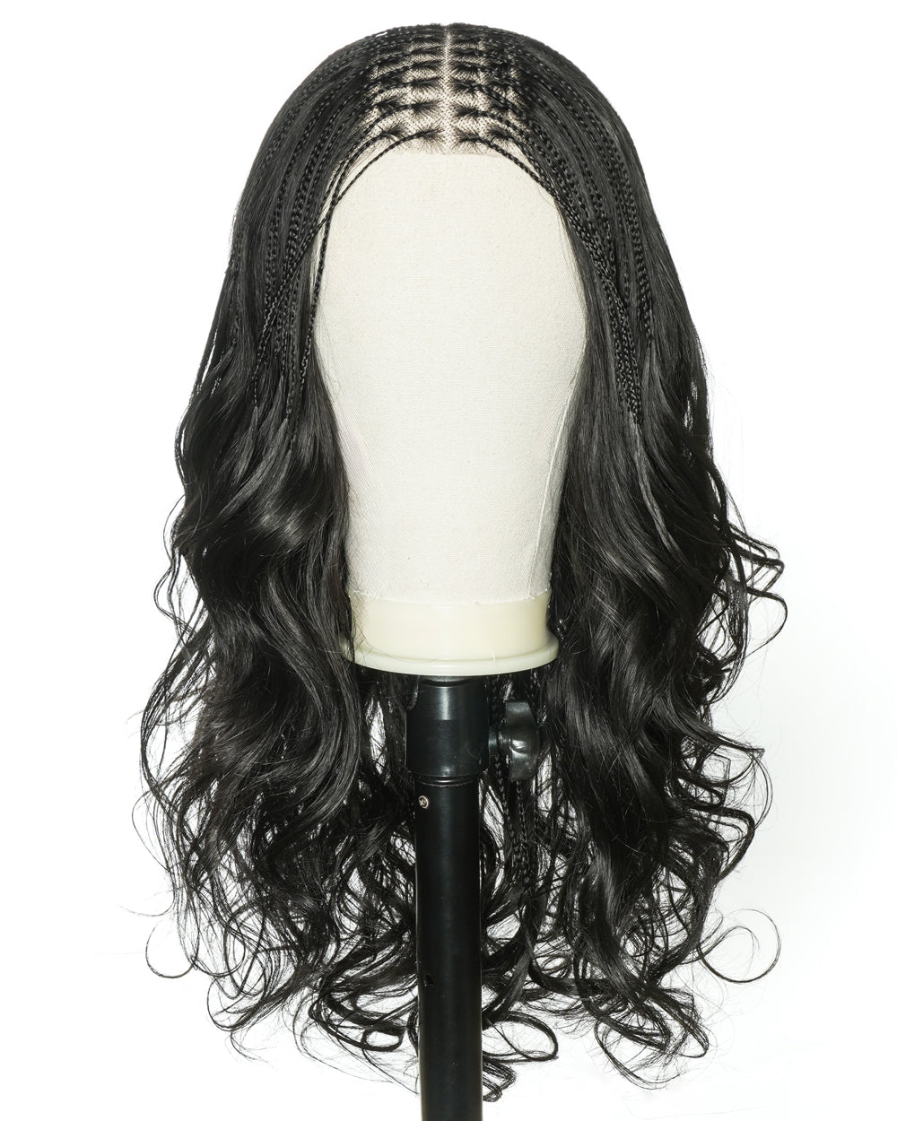 22" Lace Frontal Body Wave Boho Braided Wig