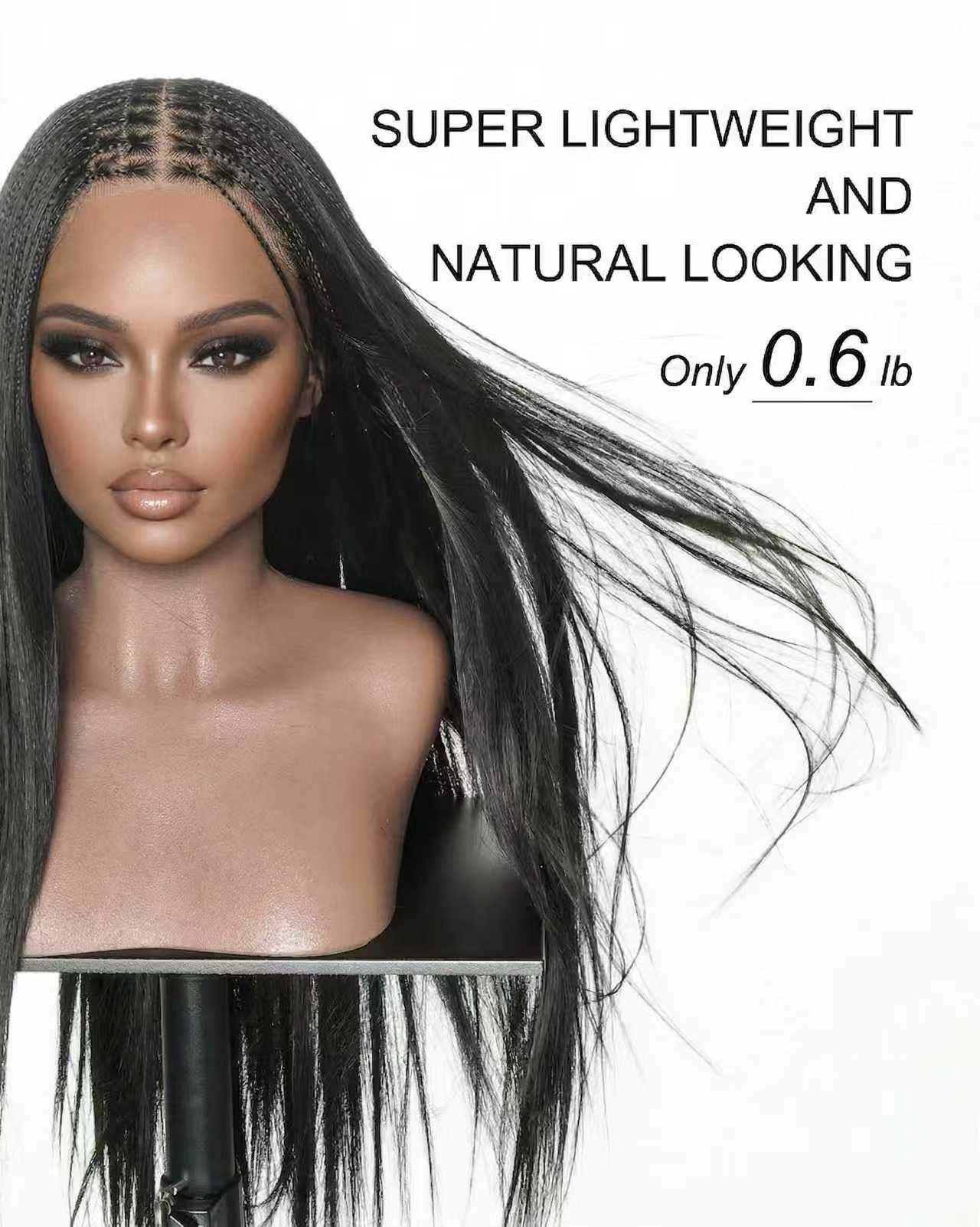 30" Lace Frontal Boho Braided Wig