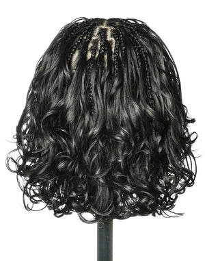 12" French Curls Full Lace Boho Box Braided Wig